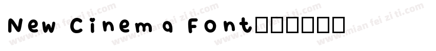 New Cinema Font字体转换